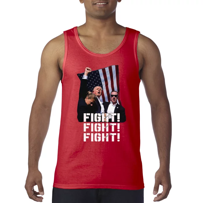 Trump Fight 2024 Trump Shot Fight Trump 2024 Tank Top