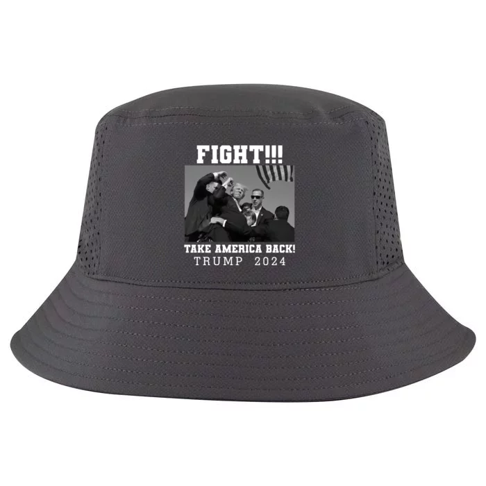 Trump Fight 2024 Trump Shot Fight Trump 2024 Cool Comfort Performance Bucket Hat