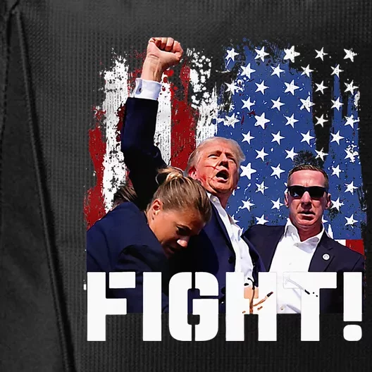 Trump Fight 2024 Trump Shot Fight Trump 2024 City Backpack