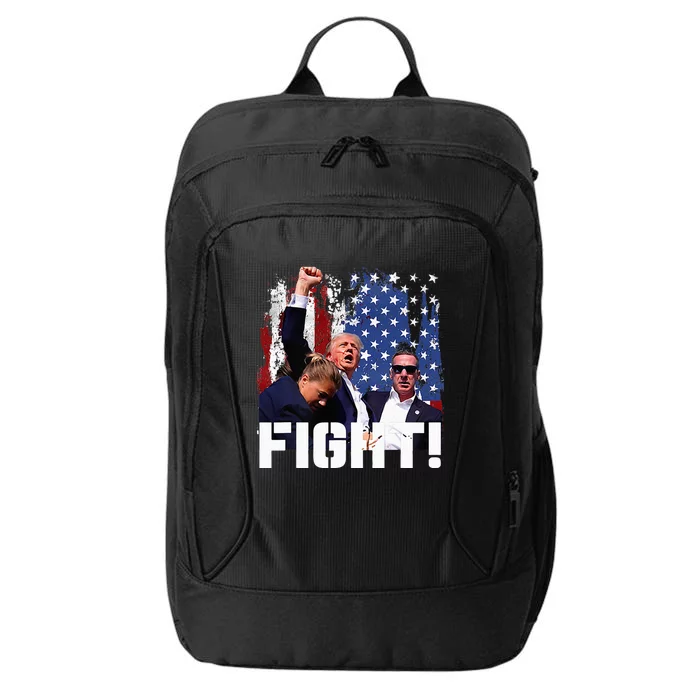 Trump Fight 2024 Trump Shot Fight Trump 2024 City Backpack