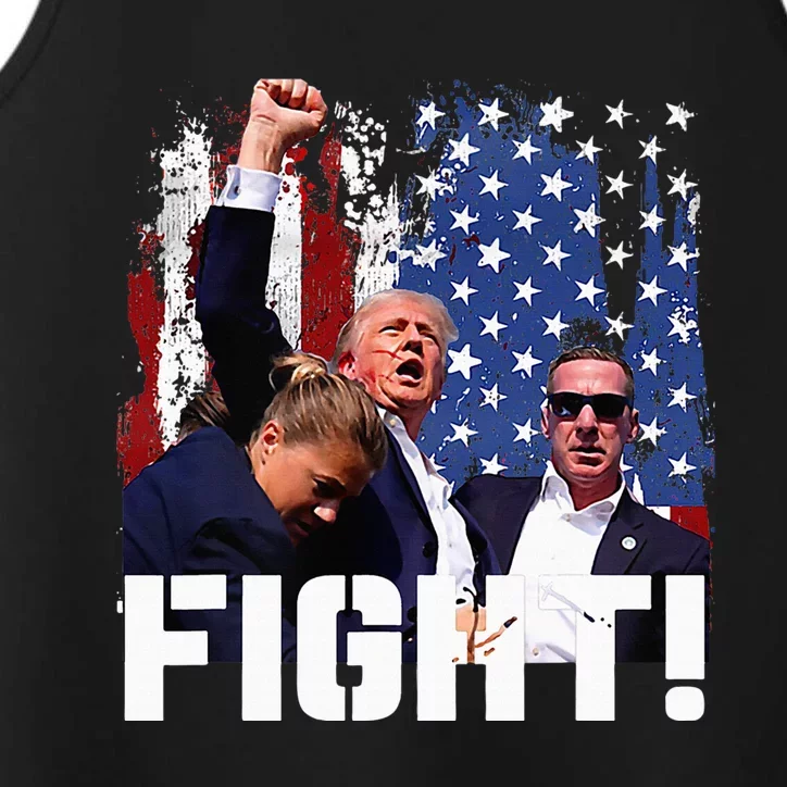 Trump Fight 2024 Trump Shot Fight Trump 2024 Performance Tank