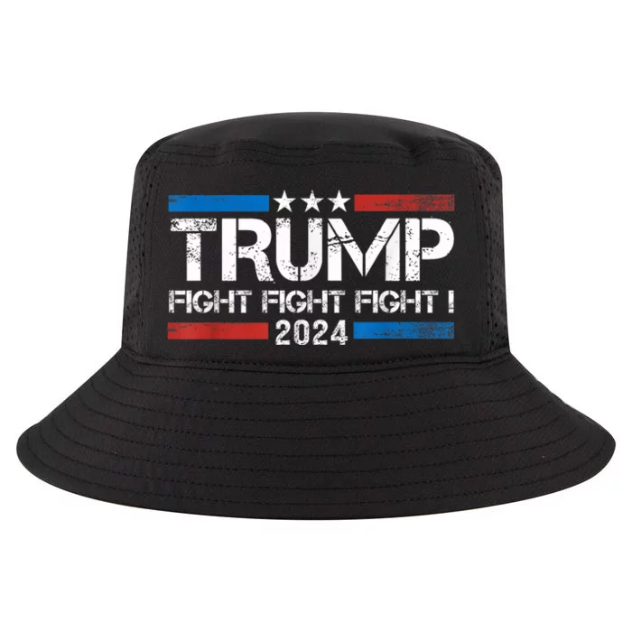 Trump Fight 2024 Trump Shot Fight Trump 2024 Cool Comfort Performance Bucket Hat