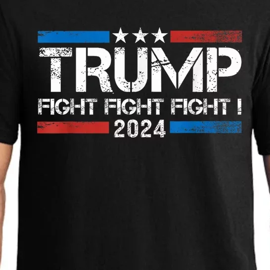 Trump Fight 2024 Trump Shot Fight Trump 2024 Pajama Set