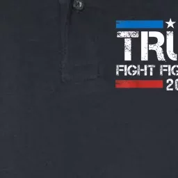 Trump Fight 2024 Trump Shot Fight Trump 2024 Softstyle Adult Sport Polo