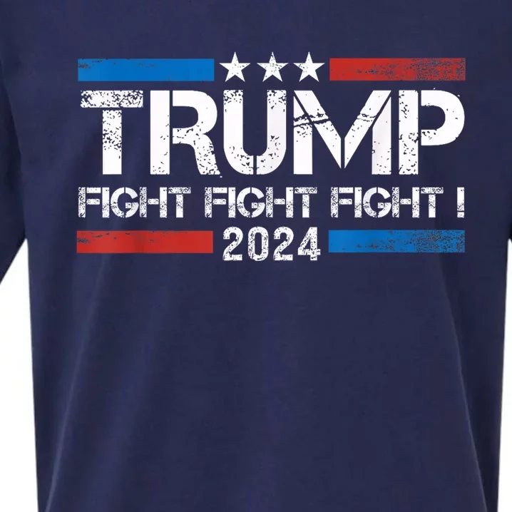 Trump Fight 2024 Trump Shot Fight Trump 2024 Sueded Cloud Jersey T-Shirt