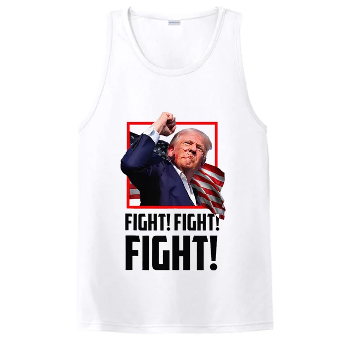 Trump Fight 2024 Trump Shot Fight Trump 2024 Performance Tank