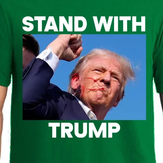 Trump Fight 2024 Trump Shot Fight Trump 2024 Pajama Set