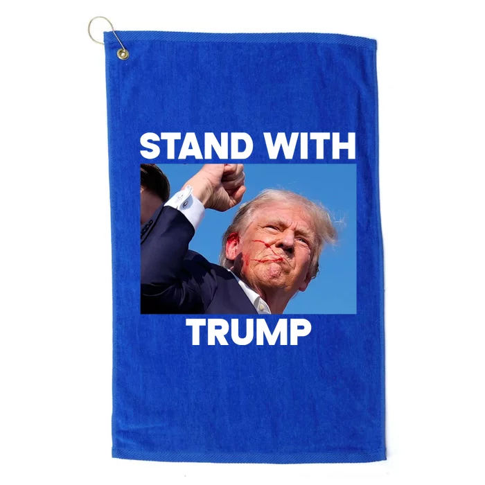 Trump Fight 2024 Trump Shot Fight Trump 2024 Platinum Collection Golf Towel