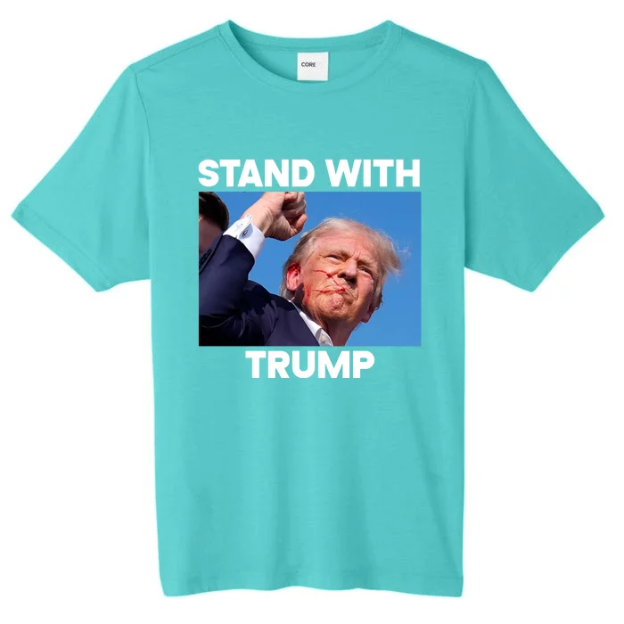 Trump Fight 2024 Trump Shot Fight Trump 2024 ChromaSoft Performance T-Shirt