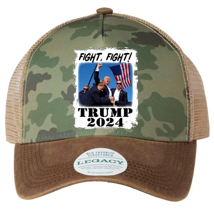 Trump For 2024. Legacy Tie Dye Trucker Hat