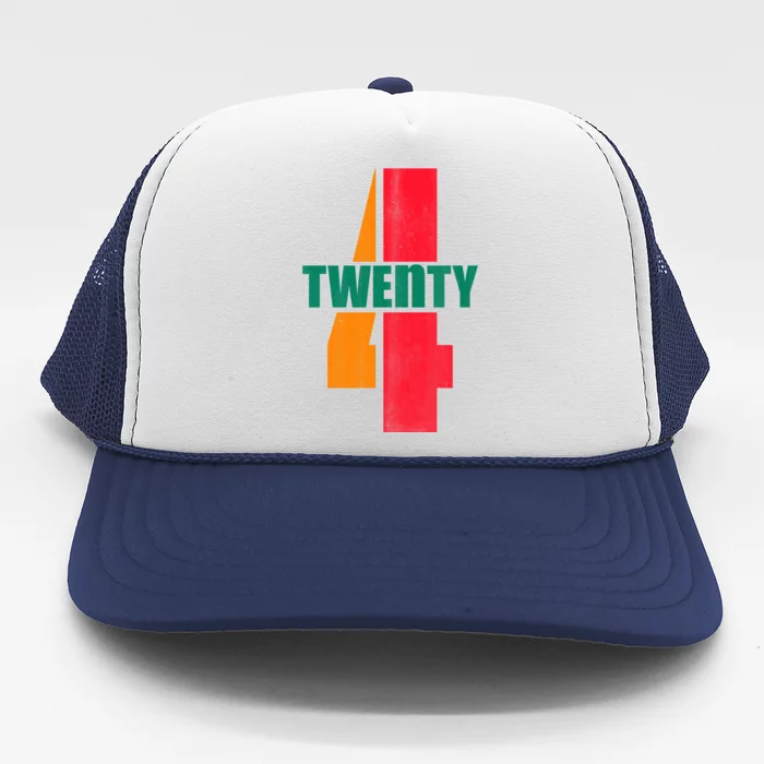 Twenty Four 24 Spoof Birthday Logo Trucker Hat