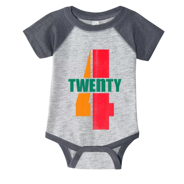 Twenty Four 24 Spoof Birthday Logo Infant Baby Jersey Bodysuit