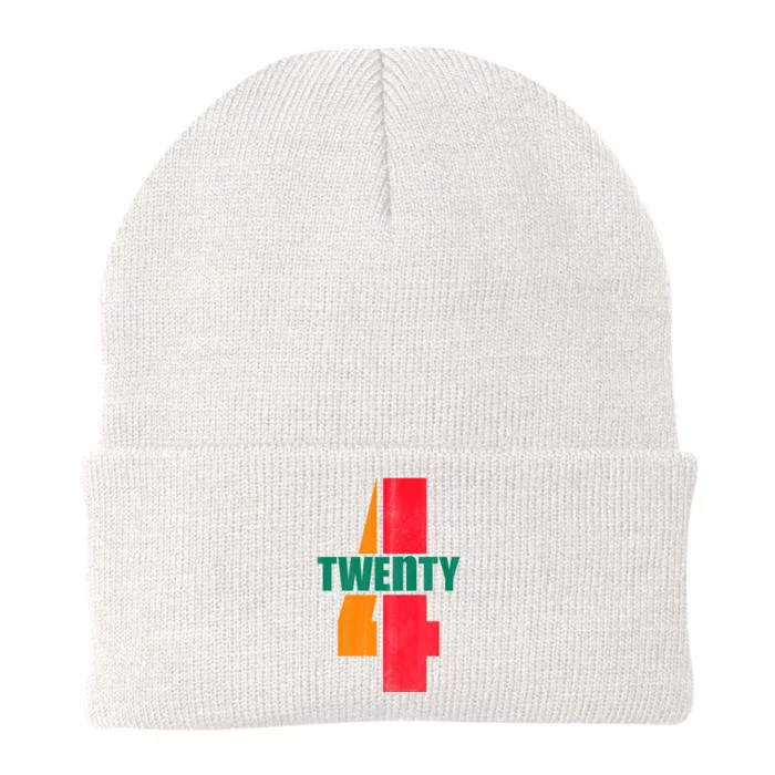 Twenty Four 24 Spoof Birthday Logo Knit Cap Winter Beanie