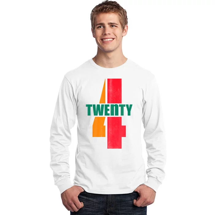 Twenty Four 24 Spoof Birthday Logo Tall Long Sleeve T-Shirt