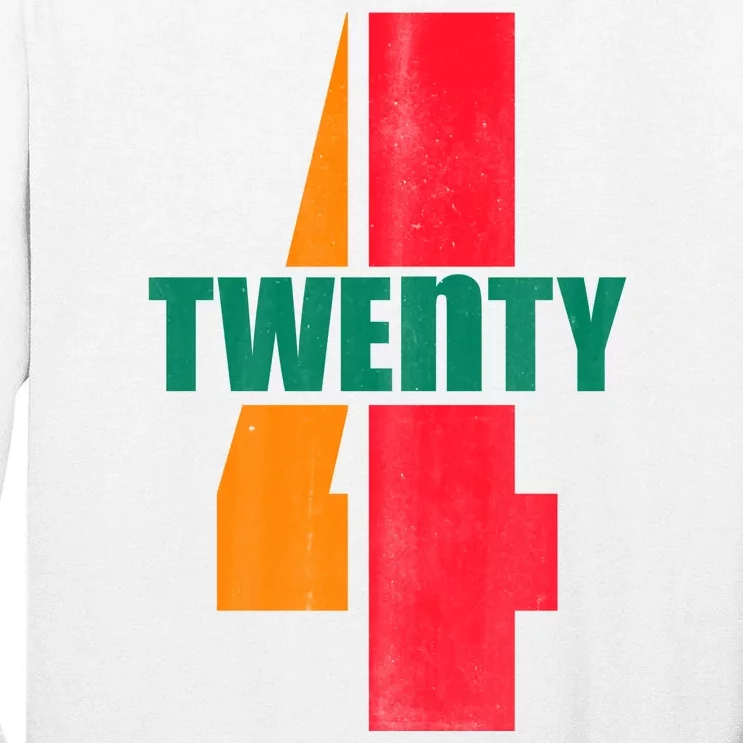 Twenty Four 24 Spoof Birthday Logo Tall Long Sleeve T-Shirt