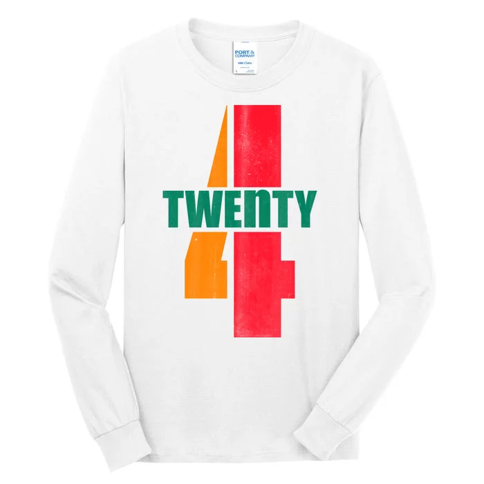 Twenty Four 24 Spoof Birthday Logo Tall Long Sleeve T-Shirt