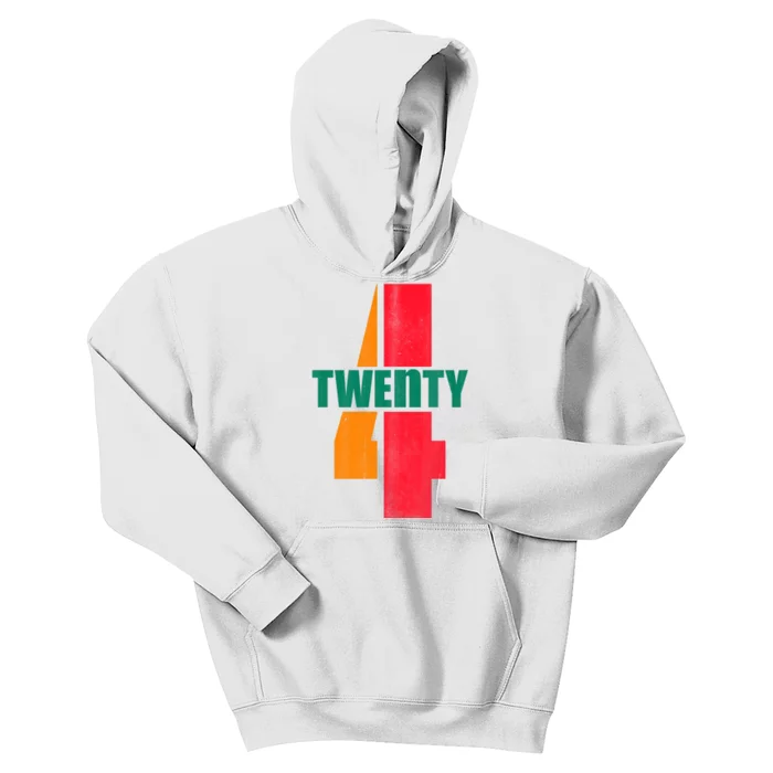 Twenty Four 24 Spoof Birthday Logo Kids Hoodie