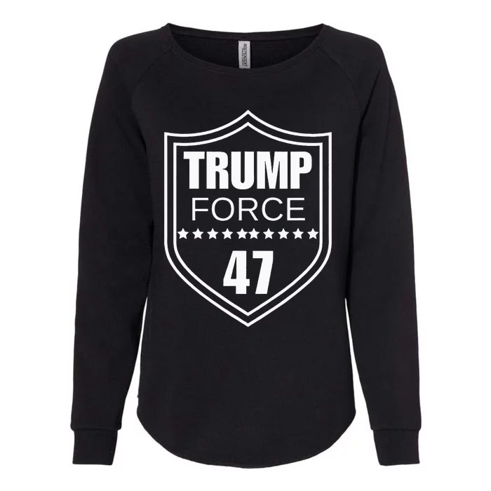 Trump Force 47 Ultra Maga More Than Ever Never Surrender Usa Womens California Wash Sweatshirt