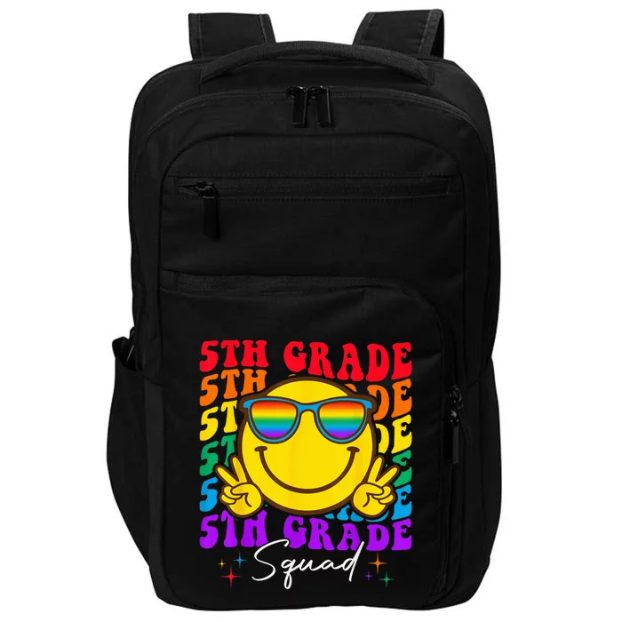 Team Fifth 5th Grade Squad Teacher Boy Girls Back To School Impact Tech Backpack