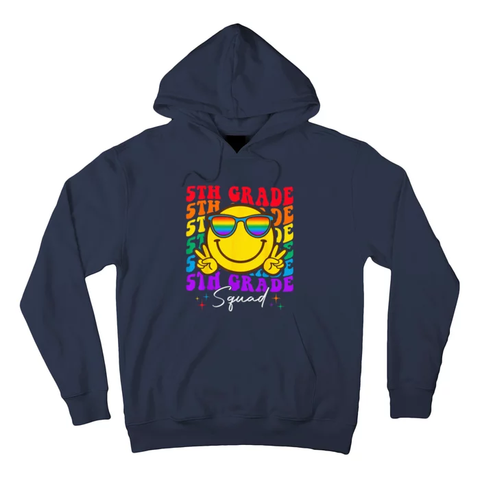 Team Fifth 5th Grade Squad Teacher Boy Girls Back To School Hoodie