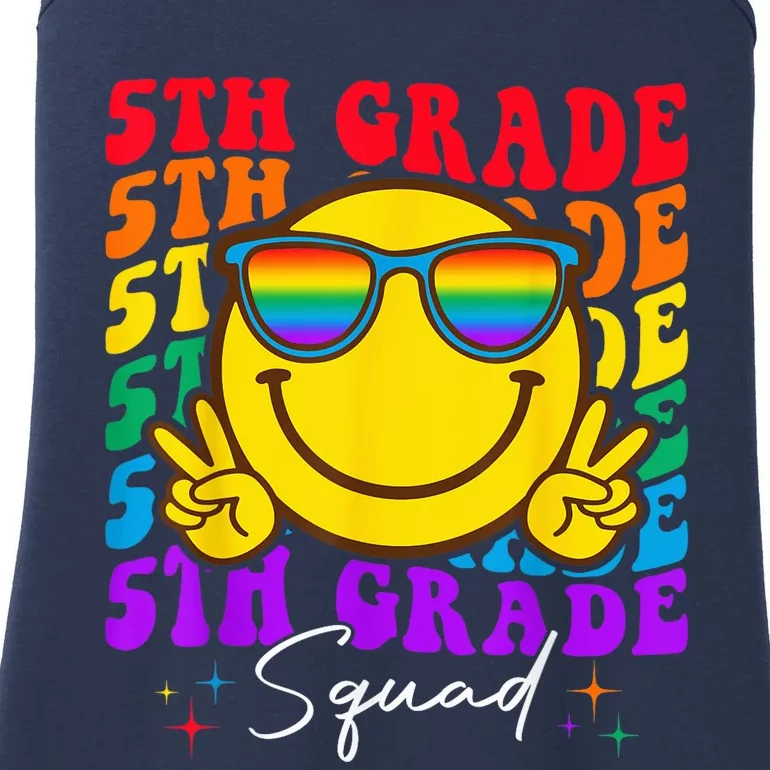 Team Fifth 5th Grade Squad Teacher Boy Girls Back To School Ladies Essential Tank