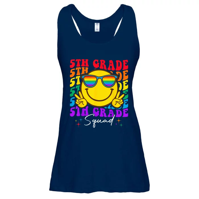 Team Fifth 5th Grade Squad Teacher Boy Girls Back To School Ladies Essential Flowy Tank