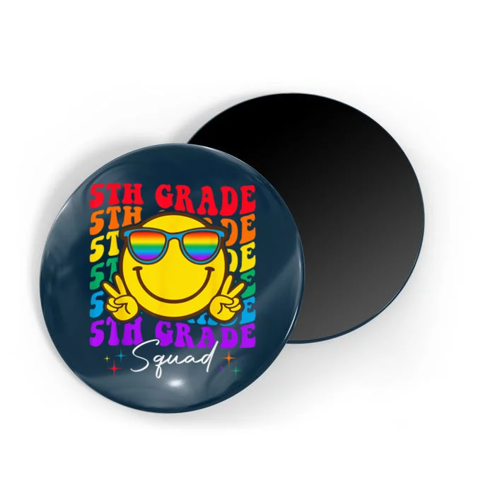 Team Fifth 5th Grade Squad Teacher Boy Girls Back To School Magnet