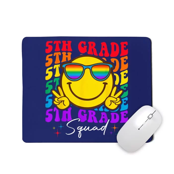 Team Fifth 5th Grade Squad Teacher Boy Girls Back To School Mousepad