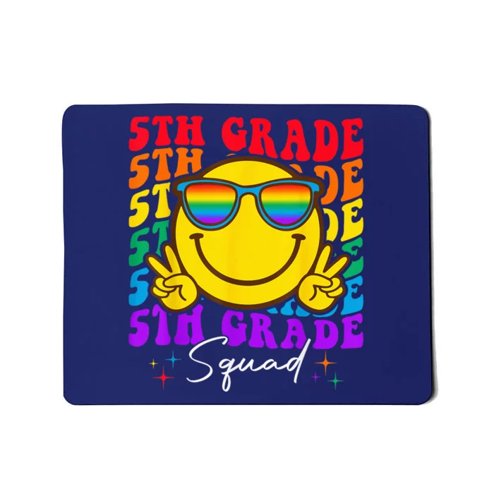 Team Fifth 5th Grade Squad Teacher Boy Girls Back To School Mousepad