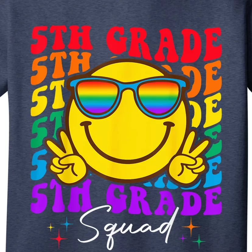 Team Fifth 5th Grade Squad Teacher Boy Girls Back To School T-Shirt