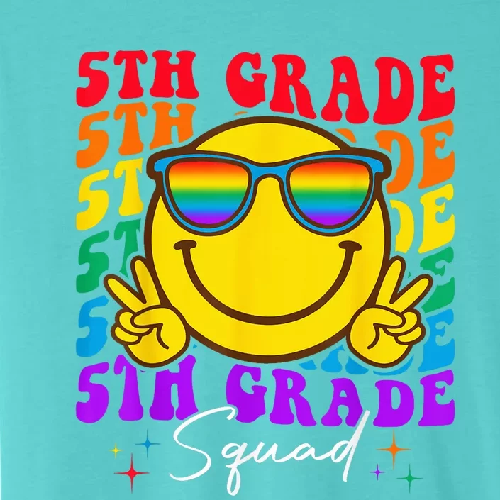 Team Fifth 5th Grade Squad Teacher Boy Girls Back To School ChromaSoft Performance T-Shirt