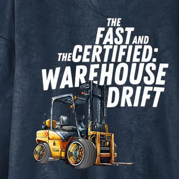 The Fast And The Certified Warehouse Drift Hooded Wearable Blanket