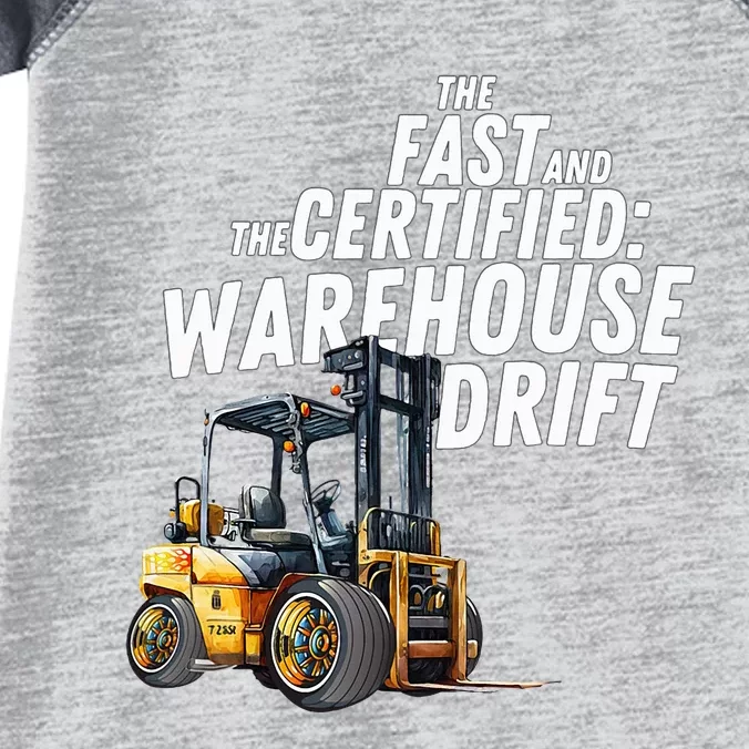 The Fast And The Certified Warehouse Drift Infant Baby Jersey Bodysuit