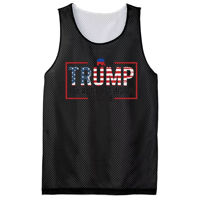 Trump Fix America Again 2024 Mesh Reversible Basketball Jersey Tank