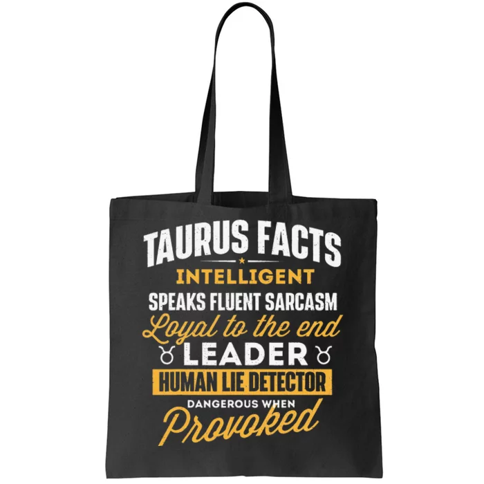 Taurus Facts Astrology Astrologer Horoscope Zodiac Sign Tote Bag