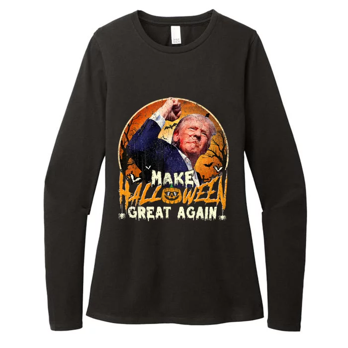 Trump Fight And Make Halloween Great Again Womens CVC Long Sleeve Shirt