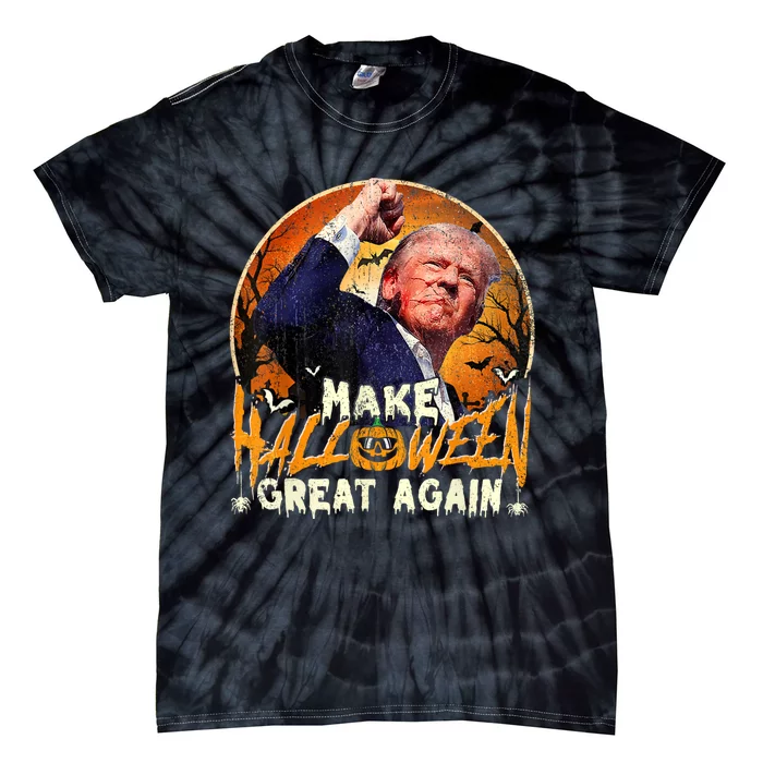 Trump Fight And Make Halloween Great Again Tie-Dye T-Shirt