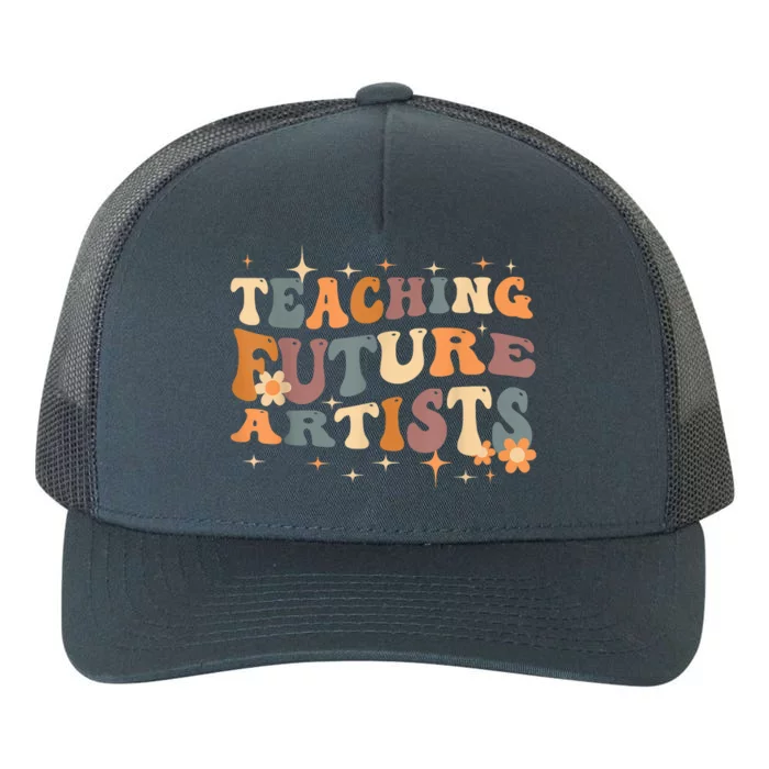 Teaching Future Artists Retro Teacher Students Yupoong Adult 5-Panel Trucker Hat