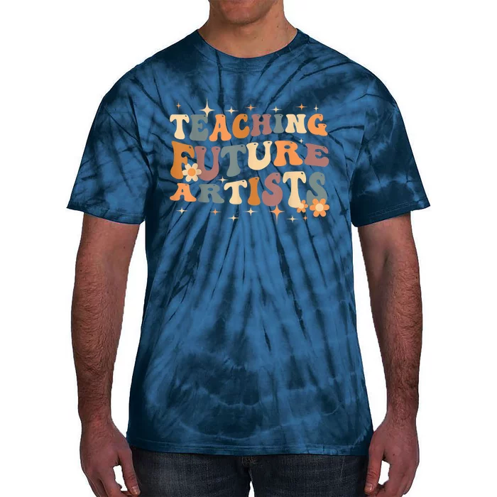 Teaching Future Artists Retro Teacher Students Tie-Dye T-Shirt