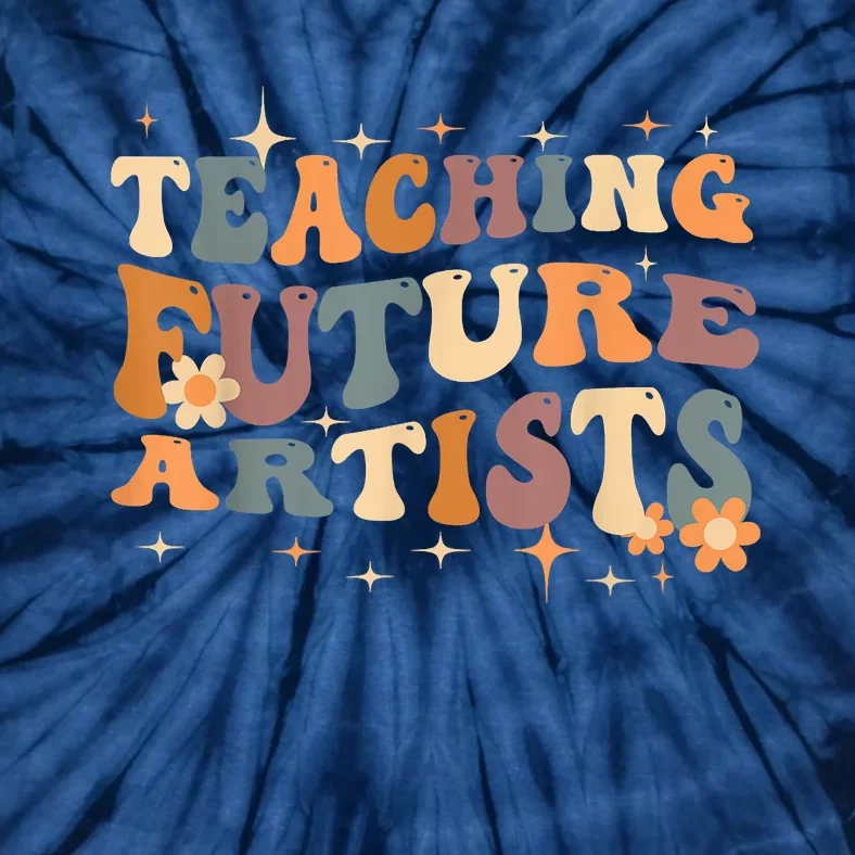 Teaching Future Artists Retro Teacher Students Tie-Dye T-Shirt