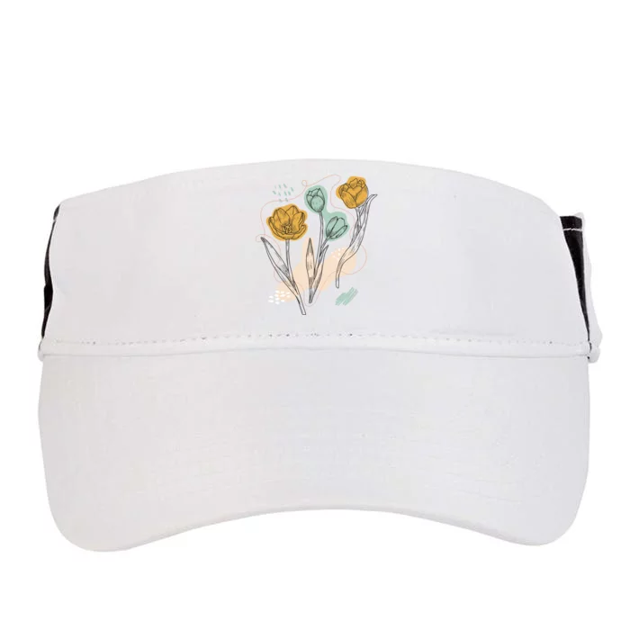 Tulip Flowers Abstract Adult Drive Performance Visor