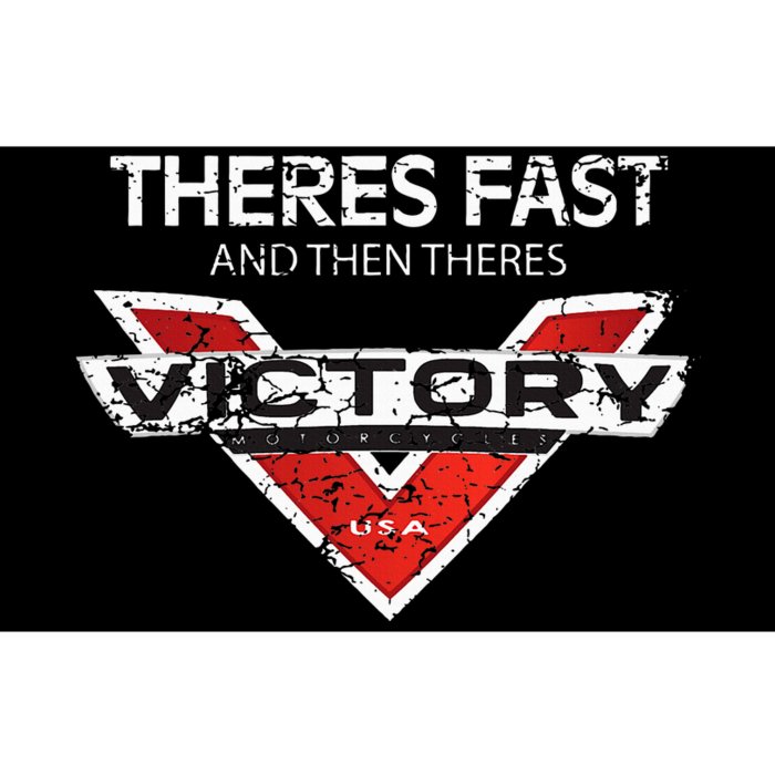 Theres Fast And Then Theres Victory Bumper Sticker