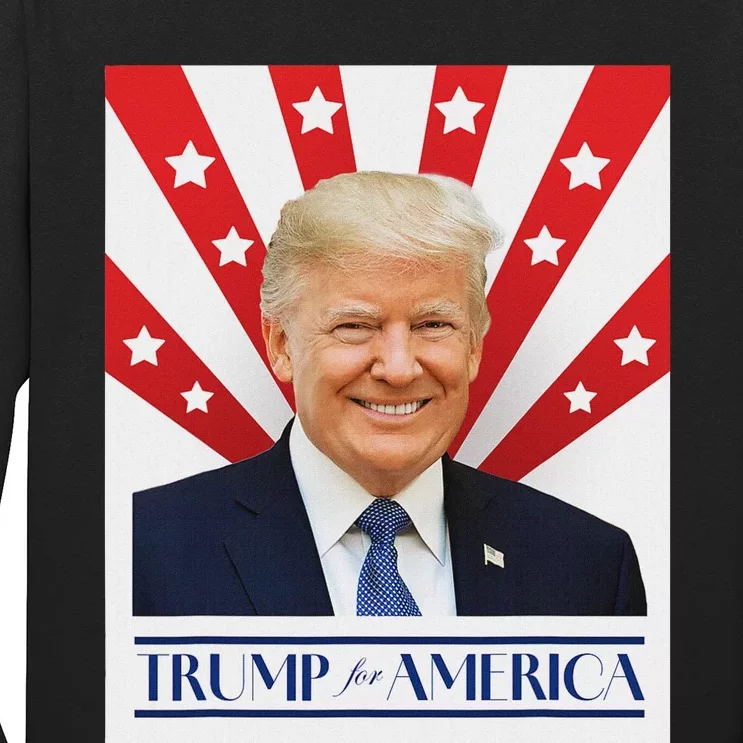 Trump For America 2024 Presidential Election Long Sleeve Shirt