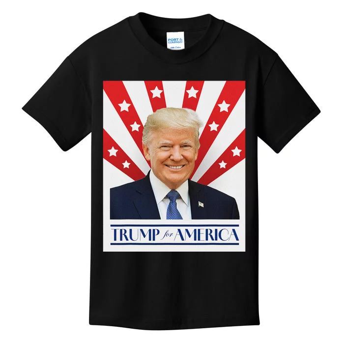 Trump For America 2024 Presidential Election Kids T-Shirt