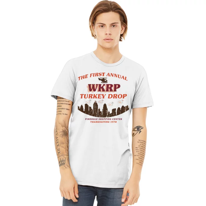 The First Annual Wkrp Turkey Drop Premium T-Shirt