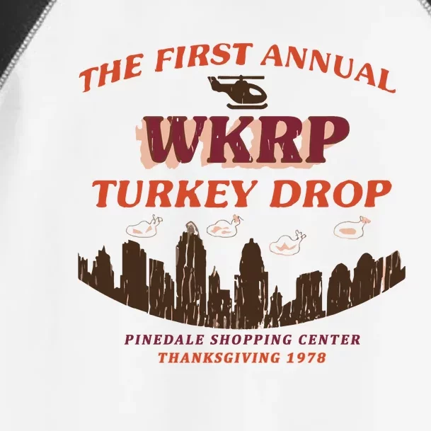 The First Annual Wkrp Turkey Drop Toddler Fine Jersey T-Shirt