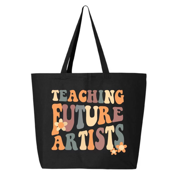 Teaching Future Artists Retro Teacher Students 25L Jumbo Tote