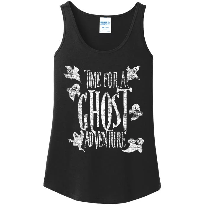 Time For A Ghost Adventure Ghost Ladies Essential Tank