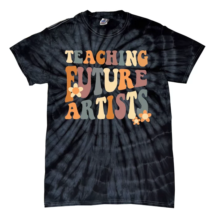 Teaching Future Artists Retro Teacher Students Wo Tie-Dye T-Shirt