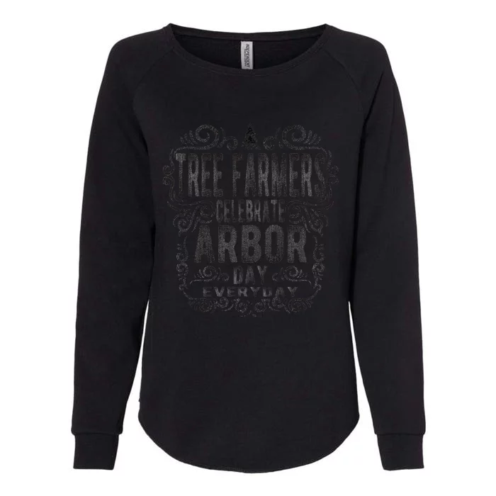 Tree Farmer Arbor Day Gift Womens California Wash Sweatshirt